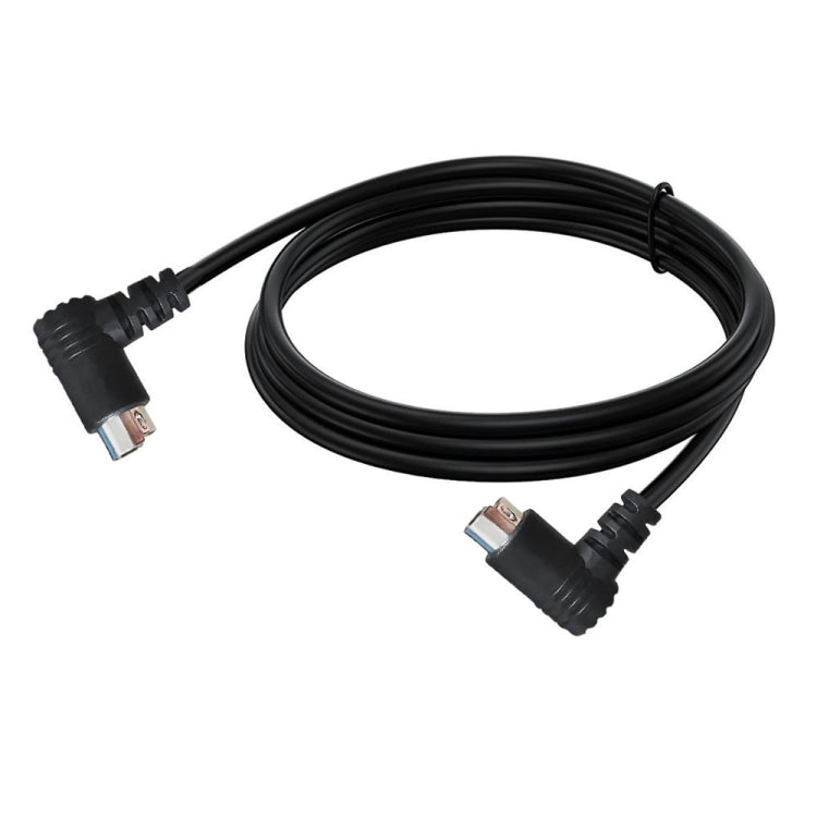 Mini DIN 5 Pin Core Audio / Video Cable, Length:1.8m(Male to Female Elbow) - Cables by buy2fix | Online Shopping UK | buy2fix
