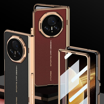 For Honor Magic V3 GKK Integrated Magnetic Fold Hinge Leather Shockproof Phone Case(Red) - Honor Cases by GKK | Online Shopping UK | buy2fix