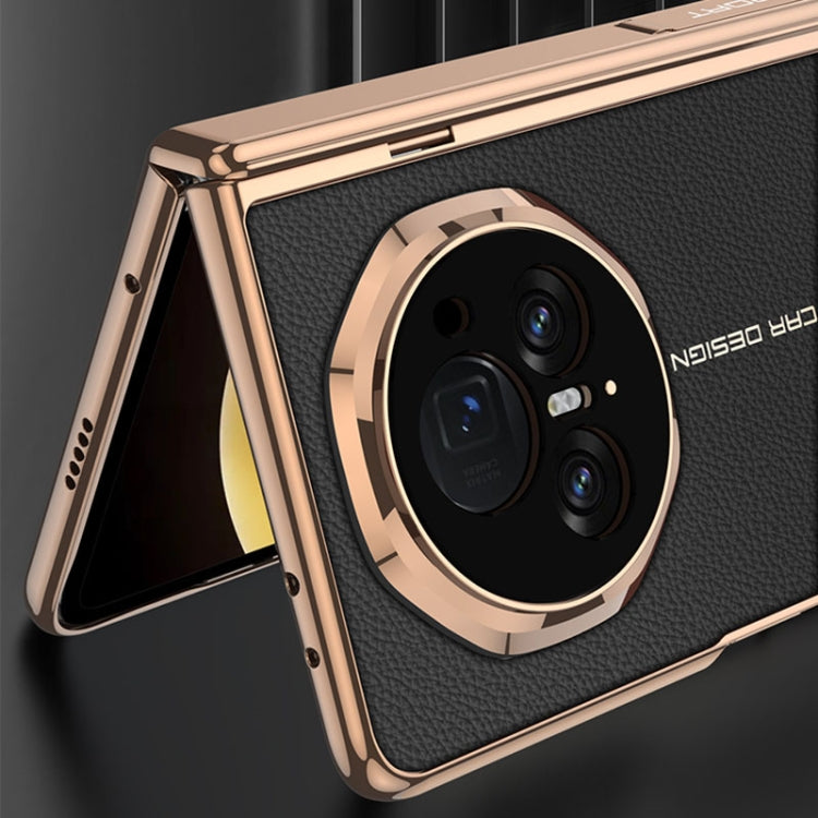 For Honor Magic V3 GKK Integrated Magnetic Fold Hinge Leather Shockproof Phone Case(Red) - Honor Cases by GKK | Online Shopping UK | buy2fix