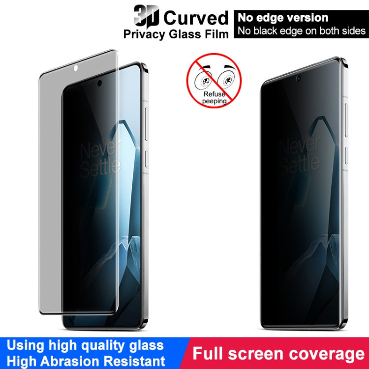 For OnePlus 13 imak No Edge Version 3D Curved Privacy Full Screen Tempered Glass Film by imak
