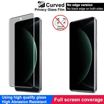 For Xiaomi 15 Ultra imak No Edge Version 3D Curved Privacy Full Screen Tempered Glass Film - 15 Ultra Tempered Glass by imak | Online Shopping UK | buy2fix