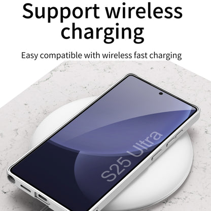 For Samsung Galaxy S25 Ultra 5G GKK Ultra-thin Wristband Shockproof Phone Case with Holder(Black) by GKK