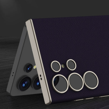 For Samsung Galaxy S25 Ultra 5G GKK Skin-feeling Leather Curved Phone Case(Green) by GKK