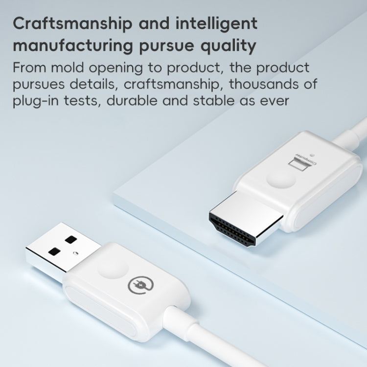 CS6 TX + RX 1080P Wireless HDMI Transmitter Receiver(White) - Cable by buy2fix | Online Shopping UK | buy2fix