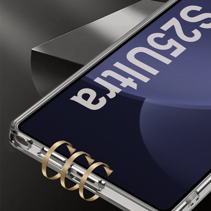 For Samsung Galaxy S25 Ultra 5G GKK Space Series Shockproof Full Coverage Phone Case(Transparent Black) by GKK