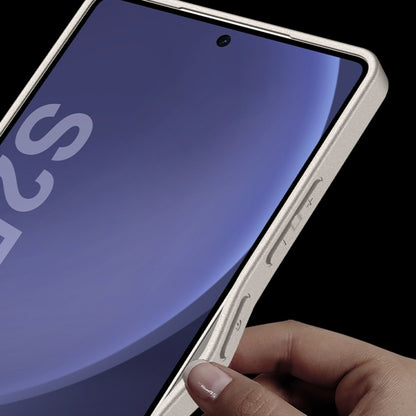 For Samsung Galaxy S25 Ultra 5G GKK Asterism Metal Paint Skin Feel Leather Full Coverage Phone Case(Grey) by GKK