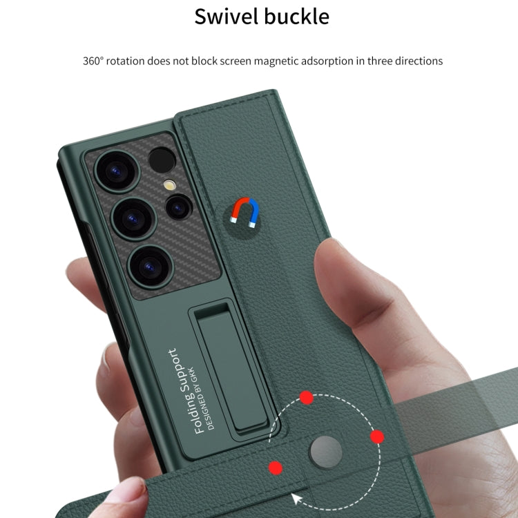 For Samsung Galaxy S25 5G GKK Flip Wallet Leather Phone Case(Grey) by GKK