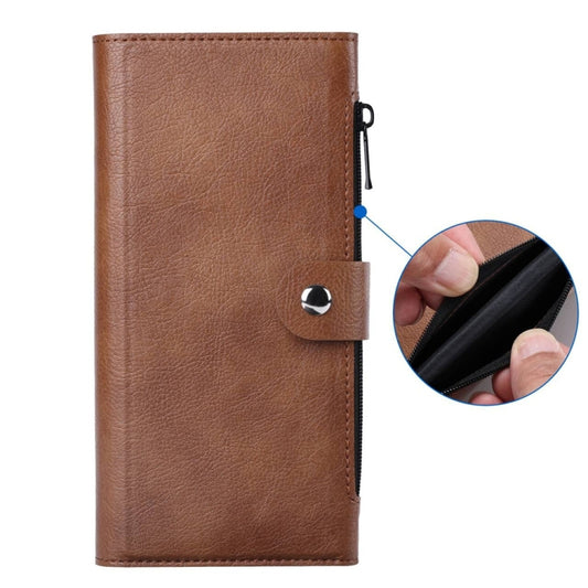 For iPhone 16 ViLi GVS-C Series MagSafe Magnetic RFID Leather Flip Phone Case(Brown) by ViLi