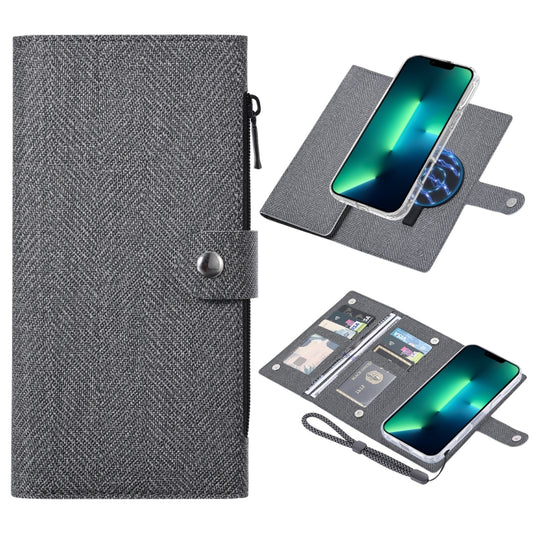 For iPhone 13 Pro ViLi GBS-C Series MagSafe Magnetic RFID Leather Flip Phone Case(Black) - iPhone 13 Pro Cases by ViLi | Online Shopping UK | buy2fix