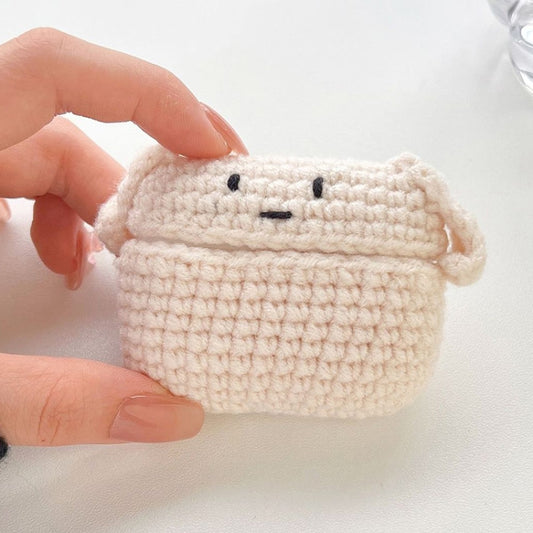 For AirPods 3 Plush Earphone Protective Soft Case(Short Ears Dog) - For AirPods 3 by buy2fix | Online Shopping UK | buy2fix