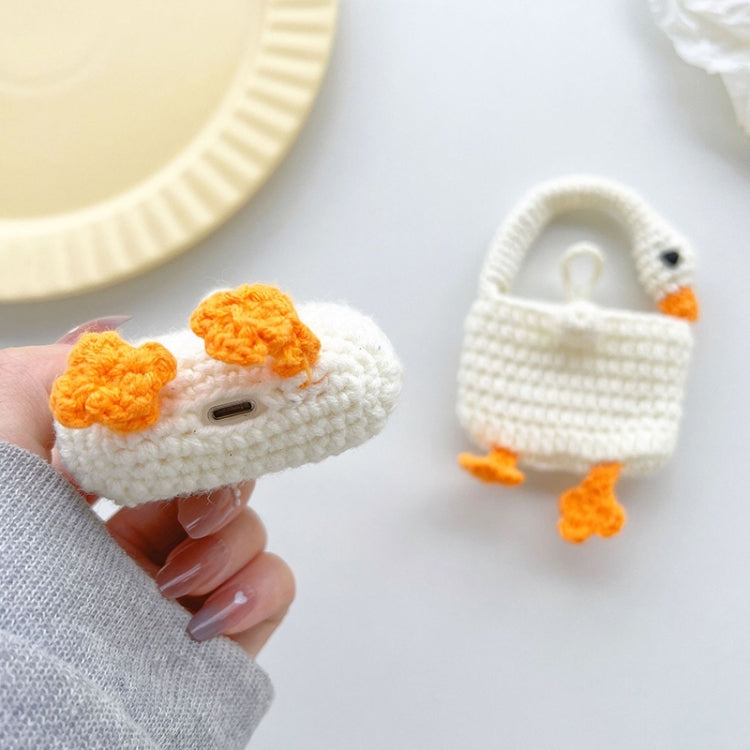 For AirPods 4 Plush Earphone Protective Soft Case(Bow Dog) - For AirPods 4 by buy2fix | Online Shopping UK | buy2fix