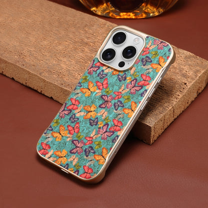 For iPhone 14 / 13 Denior A18 Paint MagSafe Phone Case(Butterflies) - iPhone 14 Cases by Denior | Online Shopping UK | buy2fix