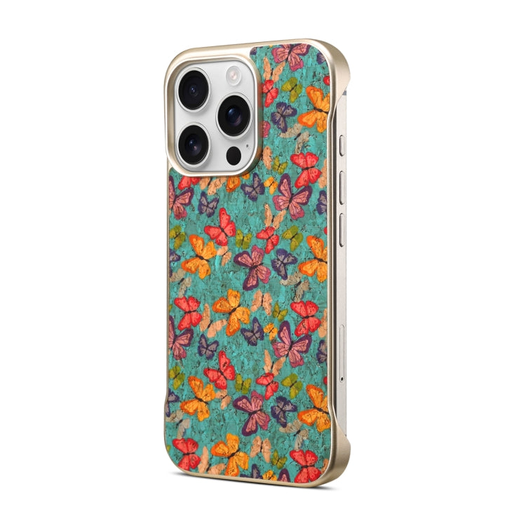 For iPhone 14 Pro Max Denior A18 Paint MagSafe Phone Case(Butterflies) - iPhone 14 Pro Max Cases by Denior | Online Shopping UK | buy2fix