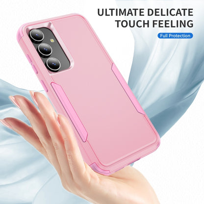 For Samsung Galaxy S25+ 5G TPU + PC Shockproof Protective Phone Case(Pink) by buy2fix