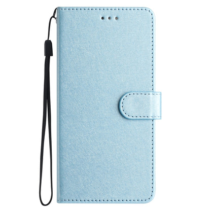 For Samsung Galaxy S25+ 5G Silk Texture Horizontal Flip Leather Phone Case(Light Blue) - Galaxy S25+ 5G Cases by buy2fix | Online Shopping UK | buy2fix