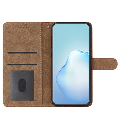 For Samsung Galaxy S25 Ultra 5G Cowhide Texture Stitching Leather Phone Case(Coffee) by buy2fix