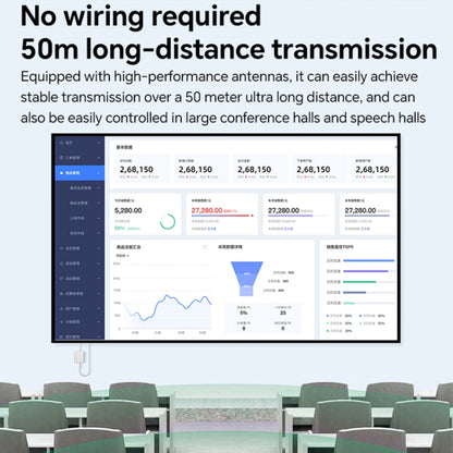 G128 1080P 60Hz Wireless HD Screen Projector Transmitter and Receiver Kit(White) - Wireless Display Dongle by buy2fix | Online Shopping UK | buy2fix