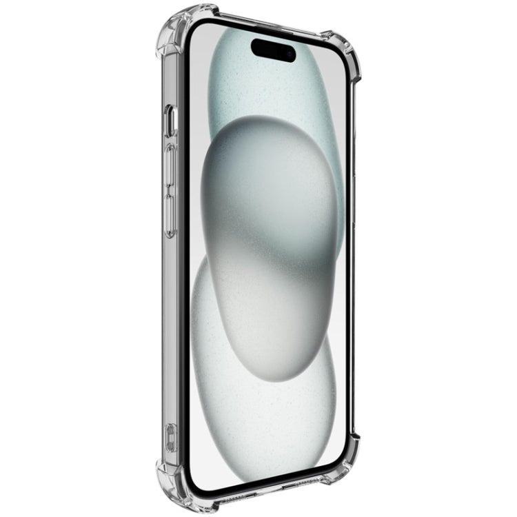 For iPhone 15 Plus imak UX-4 Series Four-corner Shockproof Phone Case(Transparent) - iPhone 15 Plus Cases by imak | Online Shopping UK | buy2fix