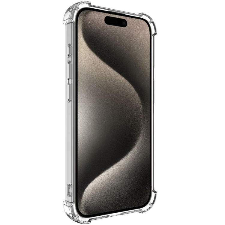 For iPhone 15 Pro imak UX-4 Series Four-corner Shockproof Phone Case(Transparent) - iPhone 15 Pro Cases by imak | Online Shopping UK | buy2fix