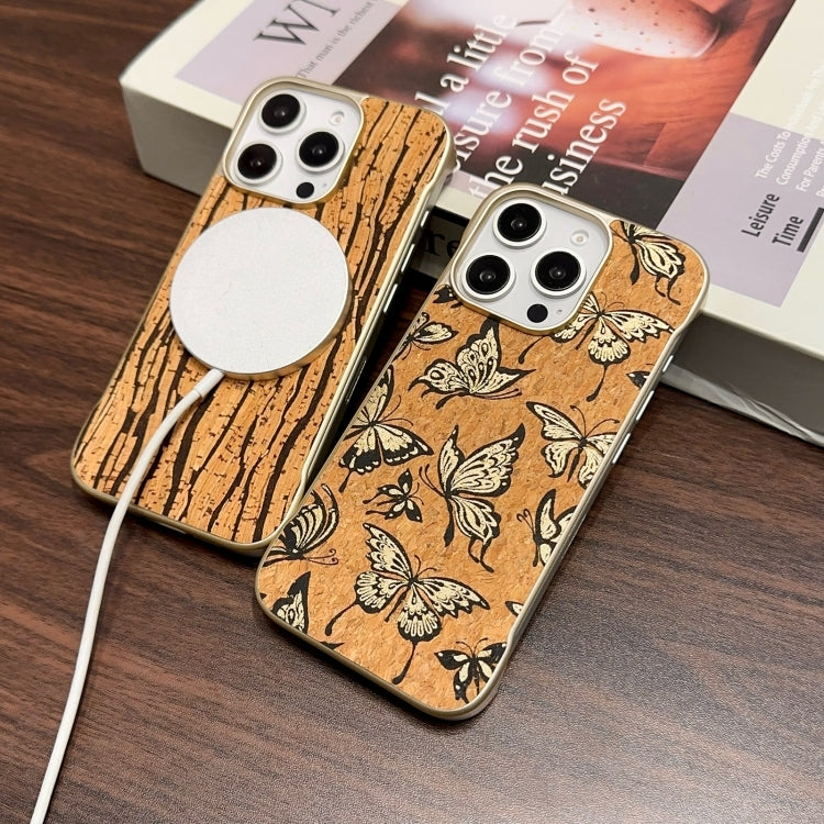For iPhone 15 Pro Max Denior A18 WoodenPaint MagSafe Phone Case(Tree Pattern) - iPhone 15 Pro Max Cases by Denior | Online Shopping UK | buy2fix