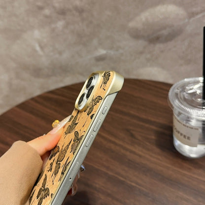 For iPhone 16 Plus Denior A18 WoodenPaint MagSafe Phone Case(Tree Pattern) - iPhone 16 Plus Cases by Denior | Online Shopping UK | buy2fix