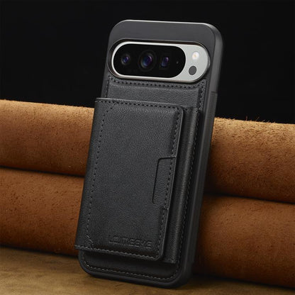For Google Pixel 10 Pro XL LC.IMEEKE L5 Series Detachable RFID Card Bag Magsafe Phone Case(Black) - Google Cases by LC.IMEEKE | Online Shopping UK | buy2fix