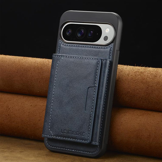 For Google Pixel 10 Pro XL LC.IMEEKE L5 Series Detachable RFID Card Bag Magsafe Phone Case(Blue) - Google Cases by LC.IMEEKE | Online Shopping UK | buy2fix