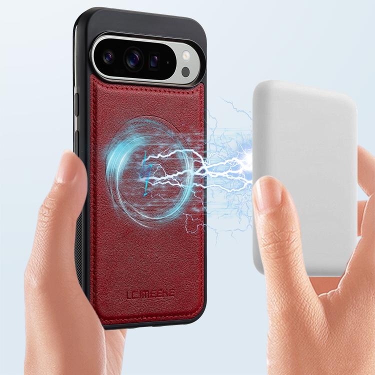 For Google Pixel 10 / 10 Pro LC.IMEEKE Magsafe Phone Case(Red) - Google Cases by LC.IMEEKE | Online Shopping UK | buy2fix