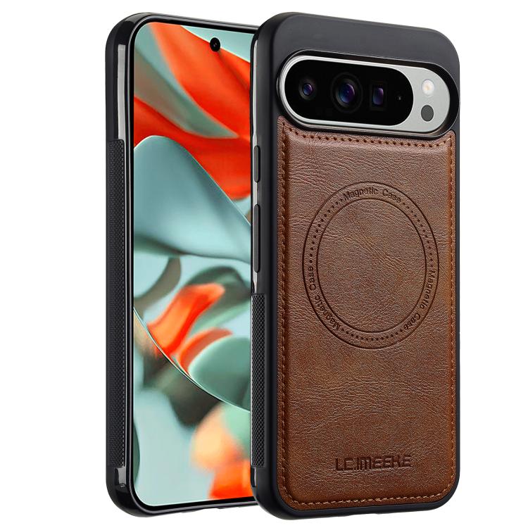 For Google Pixel 10 / 10 Pro LC.IMEEKE Magsafe Phone Case(Brown) - Google Cases by LC.IMEEKE | Online Shopping UK | buy2fix