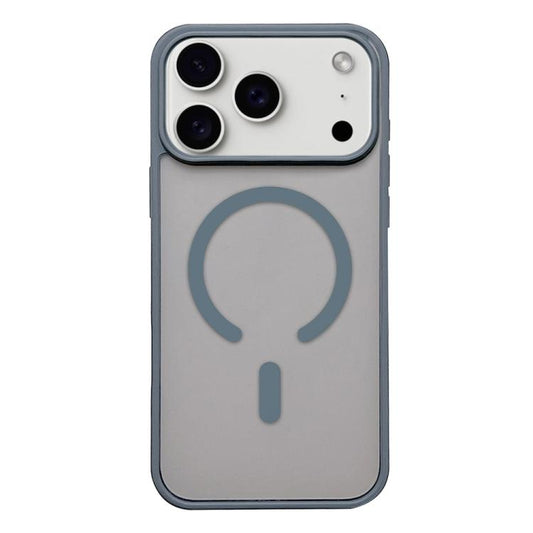 For iPhone 17 Pro Frosted Skin Feel MagSafe Phone Case(Titanium Gray) - iPhone 17 Pro Cases by buy2fix | Online Shopping UK | buy2fix