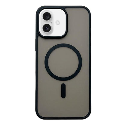 For iPhone 17 Frosted Skin Feel MagSafe Phone Case(Black) - iPhone 17 Cases by buy2fix | Online Shopping UK | buy2fix