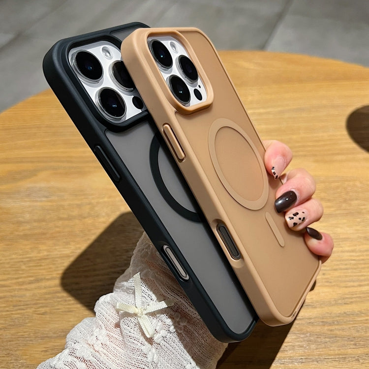 For iPhone 17 Pro Max Frosted Skin Feel MagSafe Phone Case(Desert Gold) - iPhone 17 Pro Max Cases by buy2fix | Online Shopping UK | buy2fix