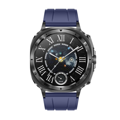 ET492 1.43 inch AMOLED Screen Silicone Strap Smart Watch Supports ECG/Blood Sugar Monitoring(Blue) - Smart Watches by buy2fix | Online Shopping UK | buy2fix