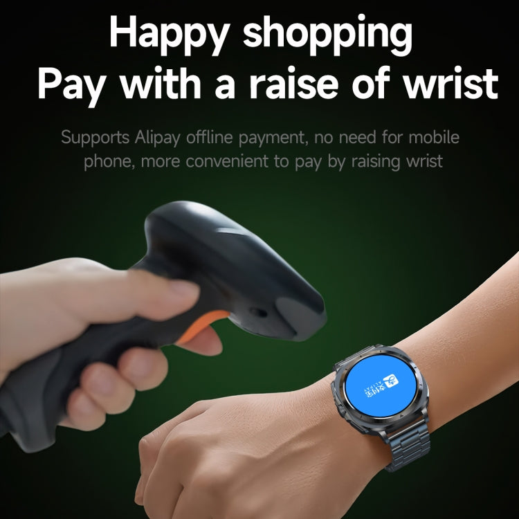 ET492 1.43 inch AMOLED Screen Silicone Strap Smart Watch Supports ECG/Blood Sugar Monitoring(Red) - Smart Watches by buy2fix | Online Shopping UK | buy2fix