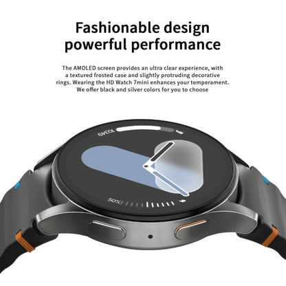 HD Watch7 mini 1.3 inch AMOLED Screen Smart Watch (Silver) - Smart Watches by buy2fix | Online Shopping UK | buy2fix