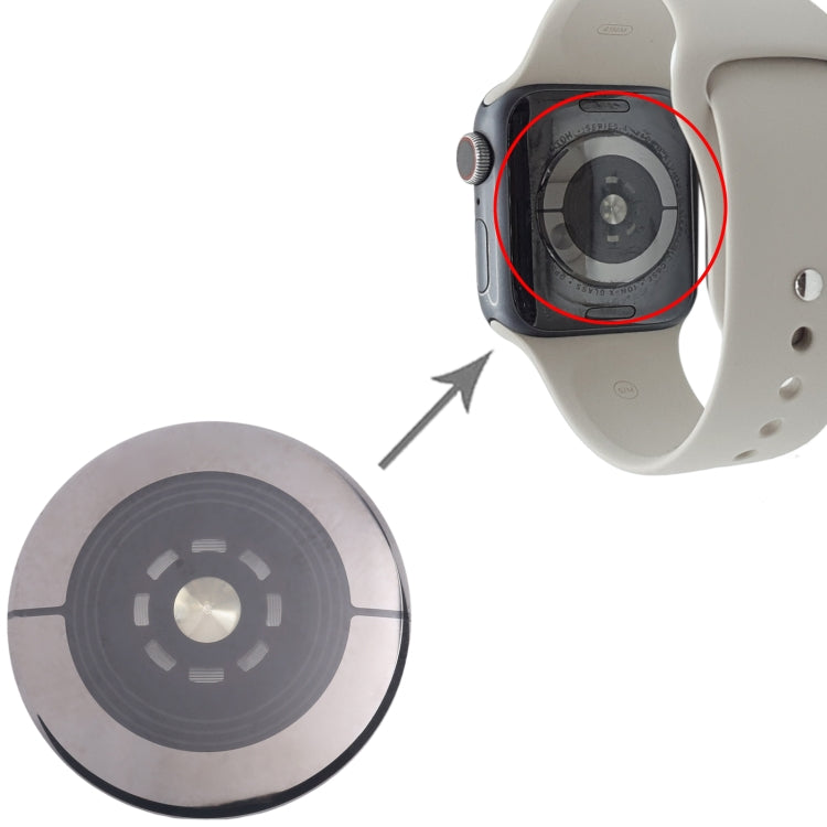 For Apple Watch Series 4 44mm Back Cover Glass by buy2fix