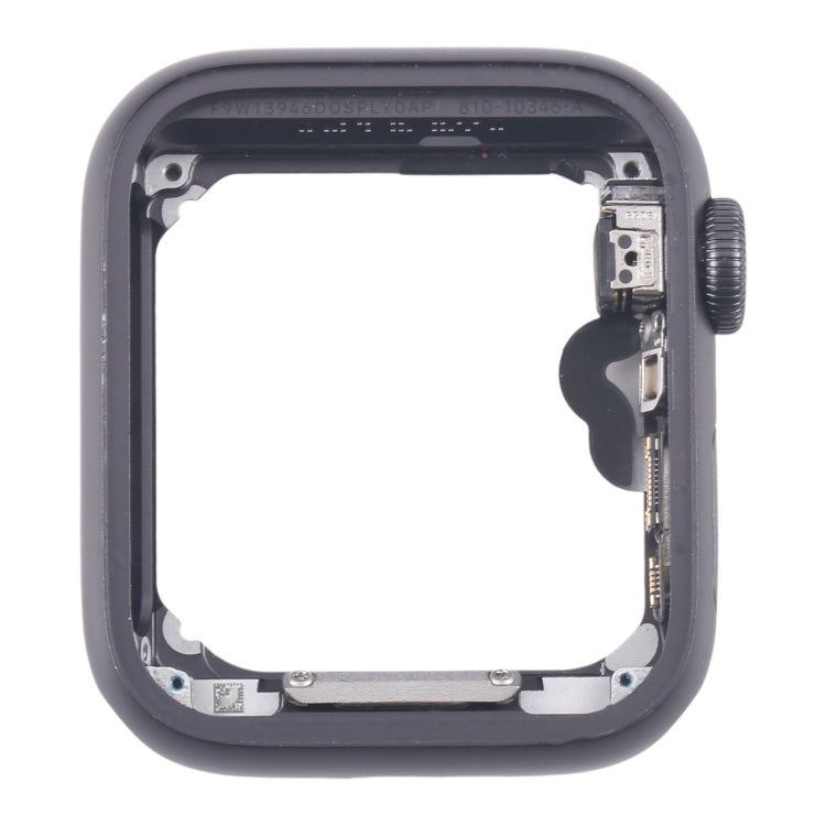 For Apple Watch Series 4 40MM LTE Aluminium Alloy Middle Frame Bezel Plate with Crown Spin Axis Flex Cable(Grey) by buy2fix