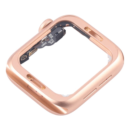 For Apple Watch Series 5 40MM LTE Aluminium Alloy Middle Frame Bezel Plate with Crown Spin Axis Flex Cable(Gold) by buy2fix