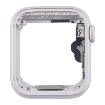 For Apple Watch Series 5 40MM GPS Aluminium Alloy Middle Frame Bezel Plate with Crown Spin Axis Flex Cable(Silver) by buy2fix