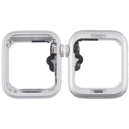 For Apple Watch Series 4 44MM GPS Aluminium Alloy Middle Frame Bezel Plate with Crown Spin Axis Flex Cable(Silver) by buy2fix