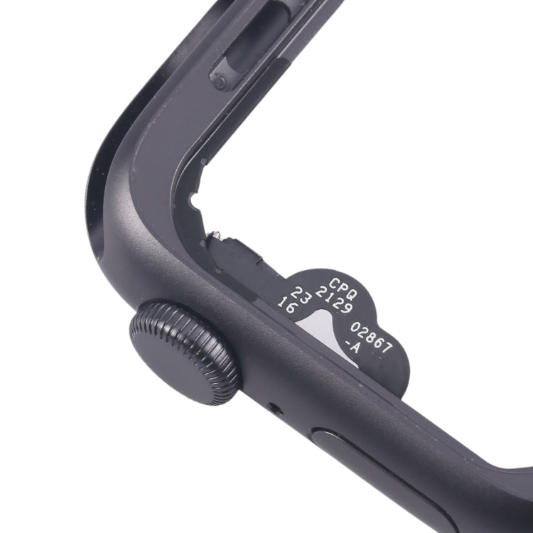 For Apple Watch Series 5 44MM GPS Aluminium Alloy Middle Frame Bezel Plate with Crown Spin Axis Flex Cable(Grey) by buy2fix