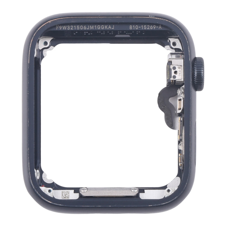 For Apple Watch SE 2022 44MM LTE Aluminium Alloy Middle Frame Bezel Plate with Crown Spin Axis Flex Cable(Midnight) by buy2fix