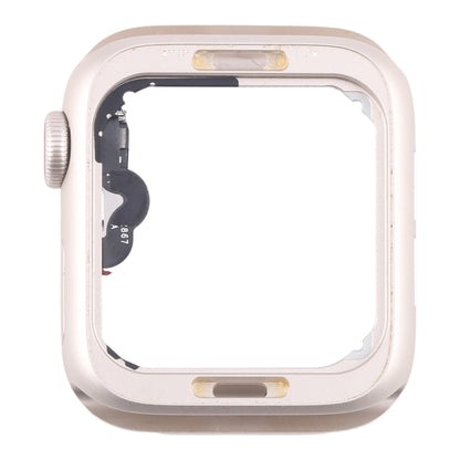For Apple Watch SE 2022 44MM LTE Aluminium Alloy Middle Frame Bezel Plate with Crown Spin Axis Flex Cable(Starlight) by buy2fix