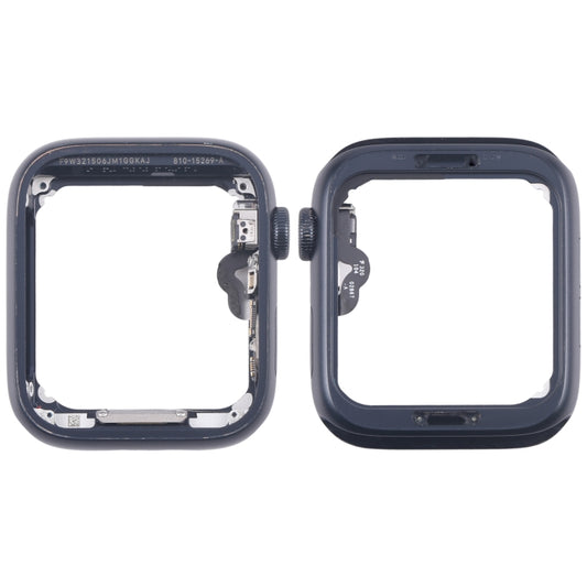 For Apple Watch SE 2022 44MM GPS Aluminium Alloy Middle Frame Bezel Plate with Crown Spin Axis Flex Cable(Midnight) by buy2fix