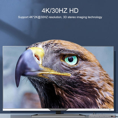 Measy MT4324 4K 30Hz 2 In 4 Out HDMI Matrix Switch Support Seamless Switching, UK Plug(Black) - Switch by Measy | Online Shopping UK | buy2fix