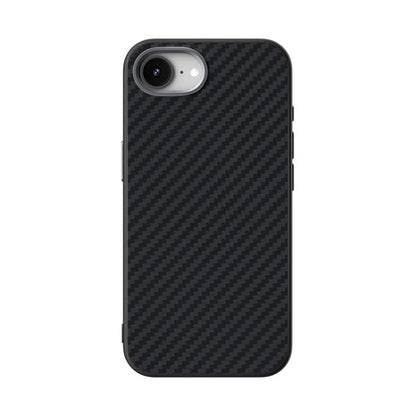 For iPhone 16e ABEEL C Carbon Fiber Series 6D Micro Relief MagSafe Phone Case(Black) - iPhone 16e Cases by buy2fix | Online Shopping UK | buy2fix