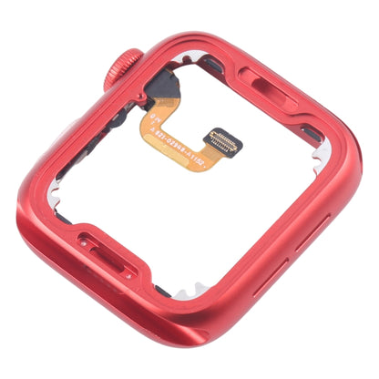 For Apple Watch Series 6 40MM LTE Aluminium Alloy Middle Frame Bezel Plate with Crown Spin Axis Flex Cable(Red) by buy2fix