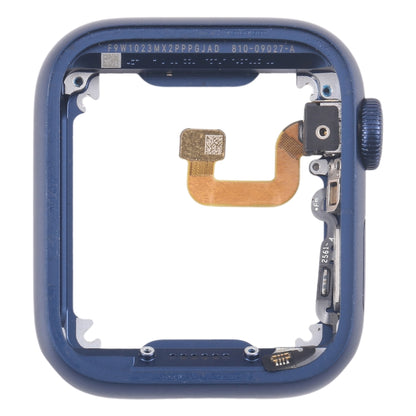 For Apple Watch Series 6 40MM LTE Aluminium Alloy Middle Frame Bezel Plate with Crown Spin Axis Flex Cable(Blue) by buy2fix