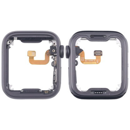 For Apple Watch Series 6 40MM GPS Aluminium Alloy Middle Frame Bezel Plate with Crown Spin Axis Flex Cable(Grey) by buy2fix