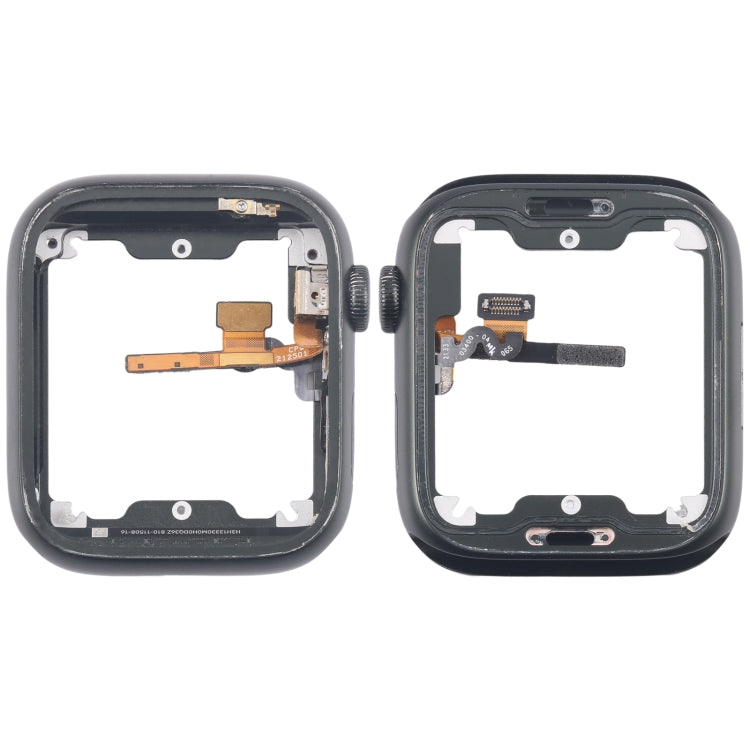 For Apple Watch Series 7 45MM LTE Aluminium Alloy Middle Frame Bezel Plate with Crown Spin Axis Flex Cable(Green) by buy2fix